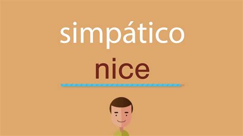 simpatica en ingles